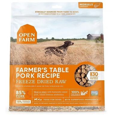 Open Farm Farmers Table Pork Freeze Dried Raw Dog Food